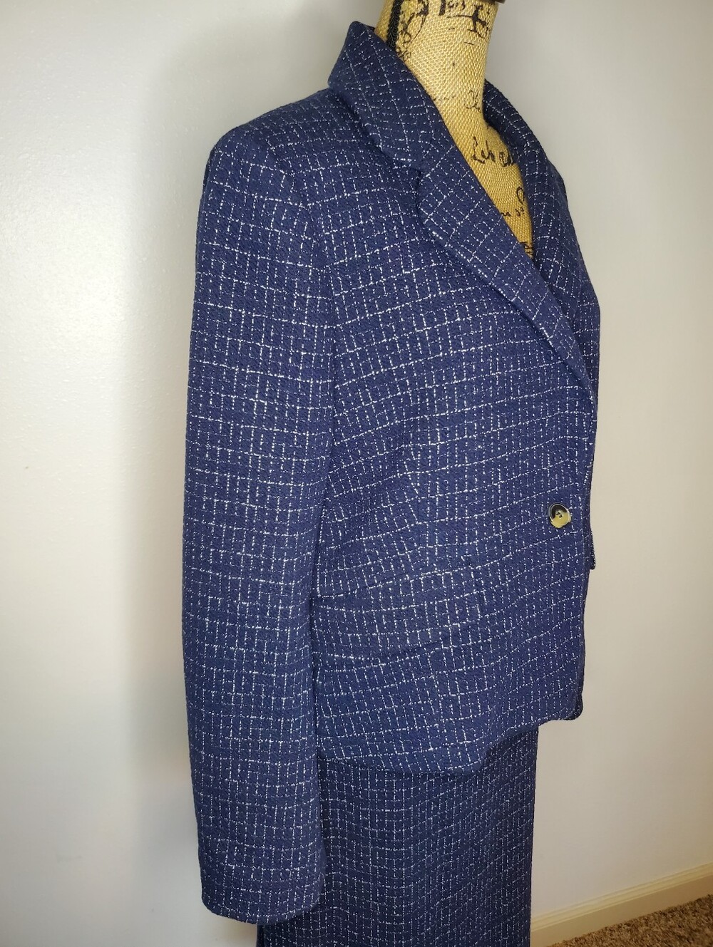 NWOT Anthropologie Cartonnier Michel Knit Blazer Size 14 - Picture 3 of 9